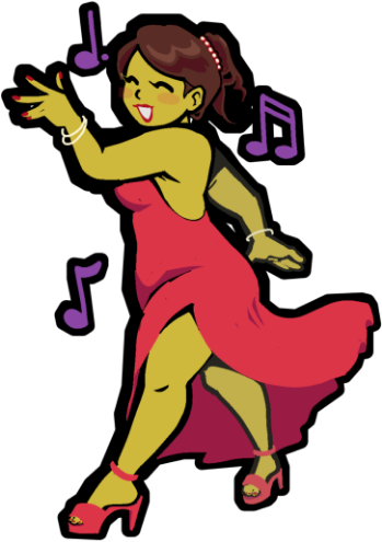 woman_dancing emote for Discord
