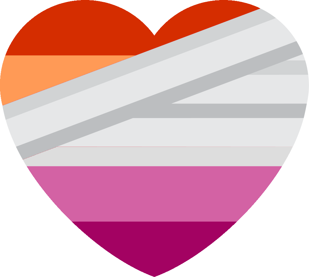 lesbian_bandaged_heart emote for Discord