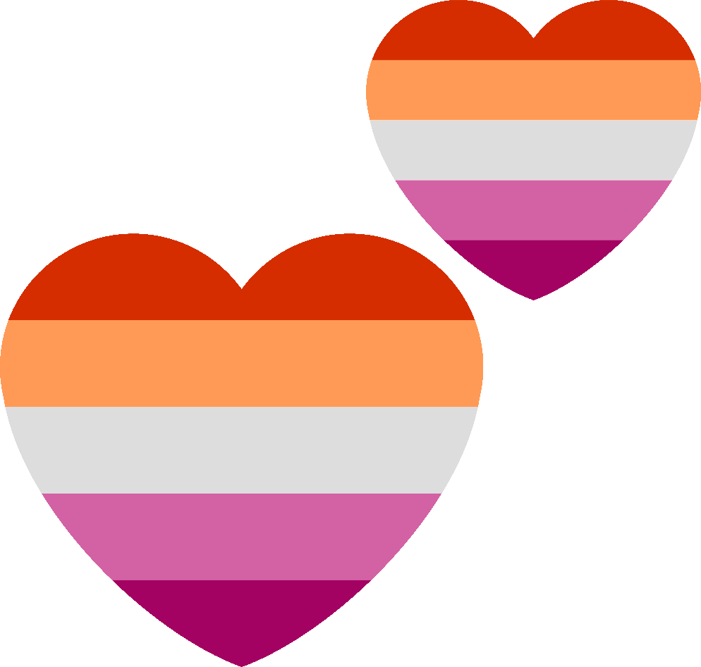 lesbian_hearts emote for Discord