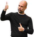 PepGuardiolaThumbsUp emote for Discord