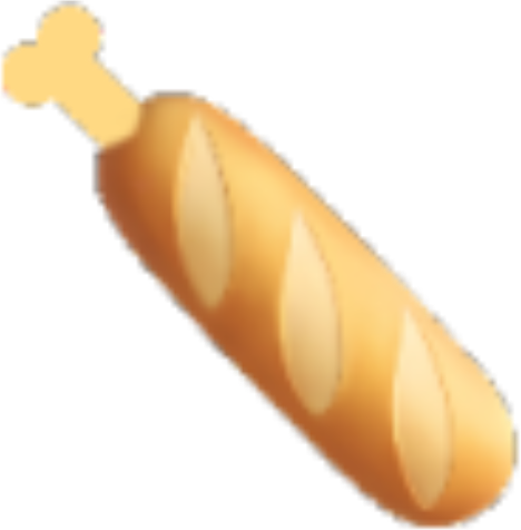 baguette_bonk emote for Discord