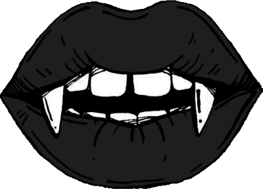 vampiremouthblack emote for Discord