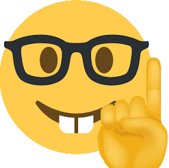 nerd_finger emote for Discord