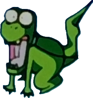 dbzOMGdinosaur emote for Discord