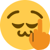 UwuMiddleFInger emote for Discord