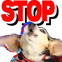 ShrekRetoldSTOP emote for Discord