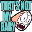 NOTMYBABY emote for Discord