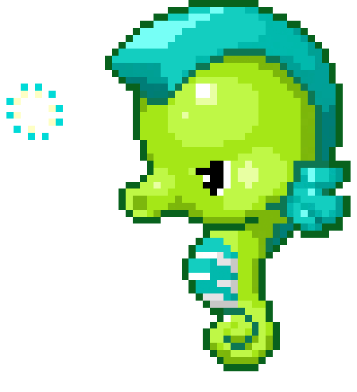 Seahorse emote for Discord