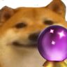 doge_crystalball emote for Discord