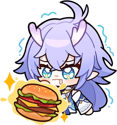 Bailu_Hungry emote for Discord