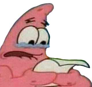 patrickcryread emote for Discord