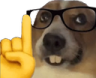 actuallydog emote for Discord