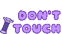 donttouch emote for Discord
