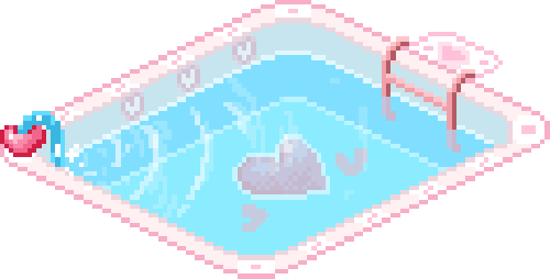 PixelSwimmingPool emote for Discord