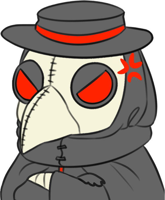 PlagueDoctorAngry emote for Discord