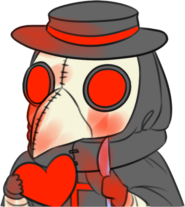 PlagueDoctorLove emote for Discord