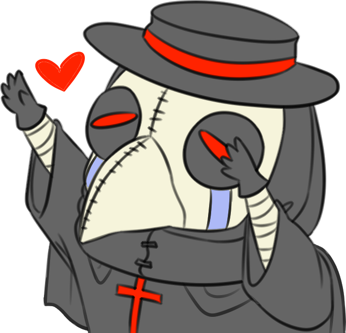 PlagueDoctorHug emote for Discord