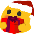 ChristmasBlob emote for Discord