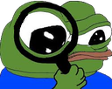 SearchingPepe emote for Discord