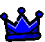 crown_darkblue animated emote