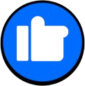 Poucebleu1 emote for Discord