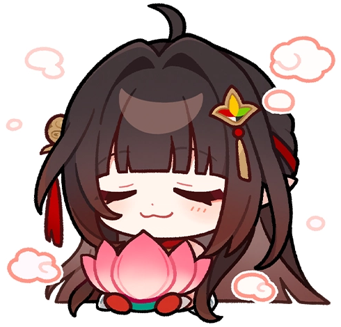 hsr_lingsha_flower emote for Discord