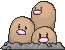 Dugtrio emote for Discord