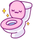 PinkToilet emote for Discord