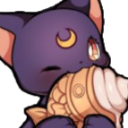 luna_eating emote for Discord