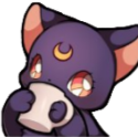 luna_drinking emote for Discord