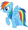 RainbowDashMLP emote for Discord