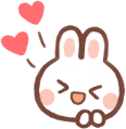 bunny_hearts emote for Discord