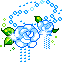 BluePixelRose emote for Discord