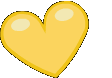 YellowHeartWiggle emote for Discord