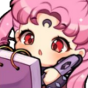 chibiusa_studying emote for Discord