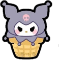 kuromi_cupcake emote for Discord