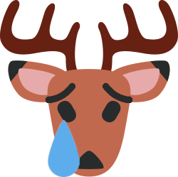 Deer_crying emote for Discord