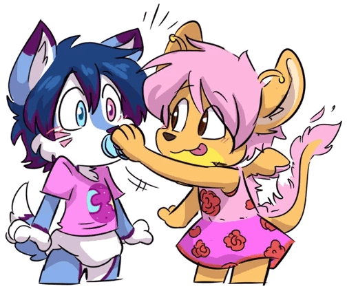 Abdlfurry_shush emote for Discord