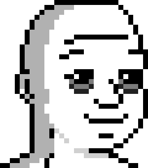 Wojak_tired_pixel_art emote for Discord