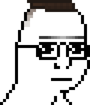 Wojak_a_noob_pixel_art emote for Discord