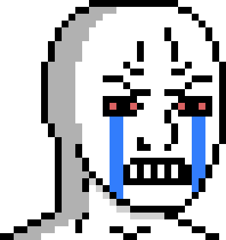 Wojak_cry_pixel_art emote for Discord