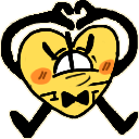 Bill_Cipher_Heart emote for Discord