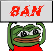 PepeBan emote for Discord