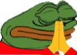 PepePray emote for Discord