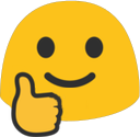 ThumbsUpBlob emote for Discord