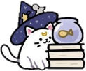 wizard_cat8 emote for Discord