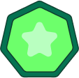 LimeGreenStaffBadge emote for Discord