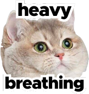 heavy_breathing_cat emote for Discord