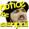 NoticeMeSenpai emote for Discord