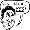 SickoHahaYes emote for Discord